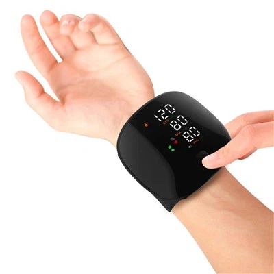 Cyfradd y Galon Math oriawr Modrwy Smart y gellir ei hailwefru Offer Meddygol Strap Arddwrn Cludadwy Sphygmomanometer Monitor Pwysedd Gwaed Digidol